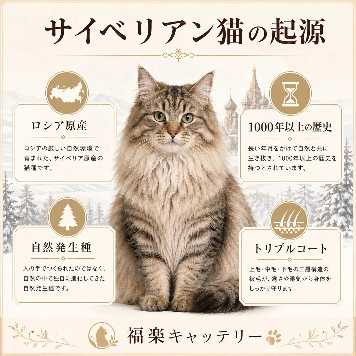 サイベリアン品種の歴史と起源