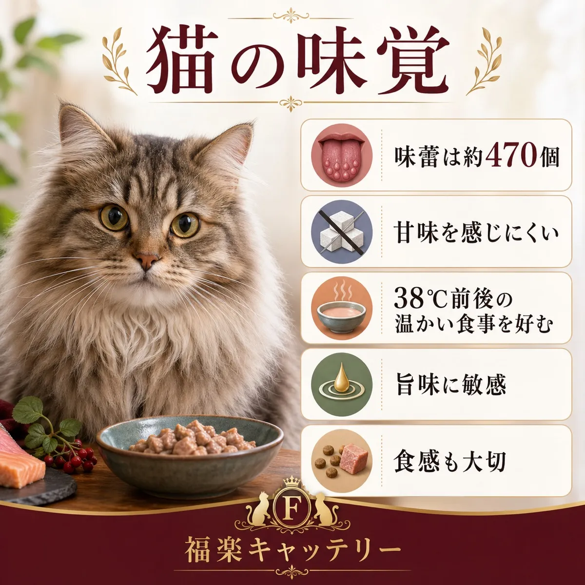 猫の味覚｜甘味を感じない理由と好みの傾向