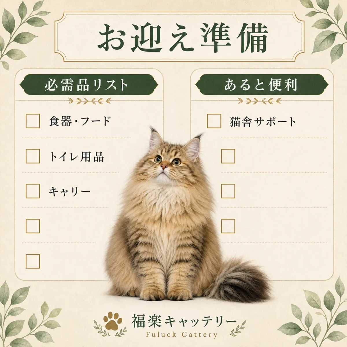 子猫のお迎え前に揃えるべき必需品と便利グッズのチェックリスト