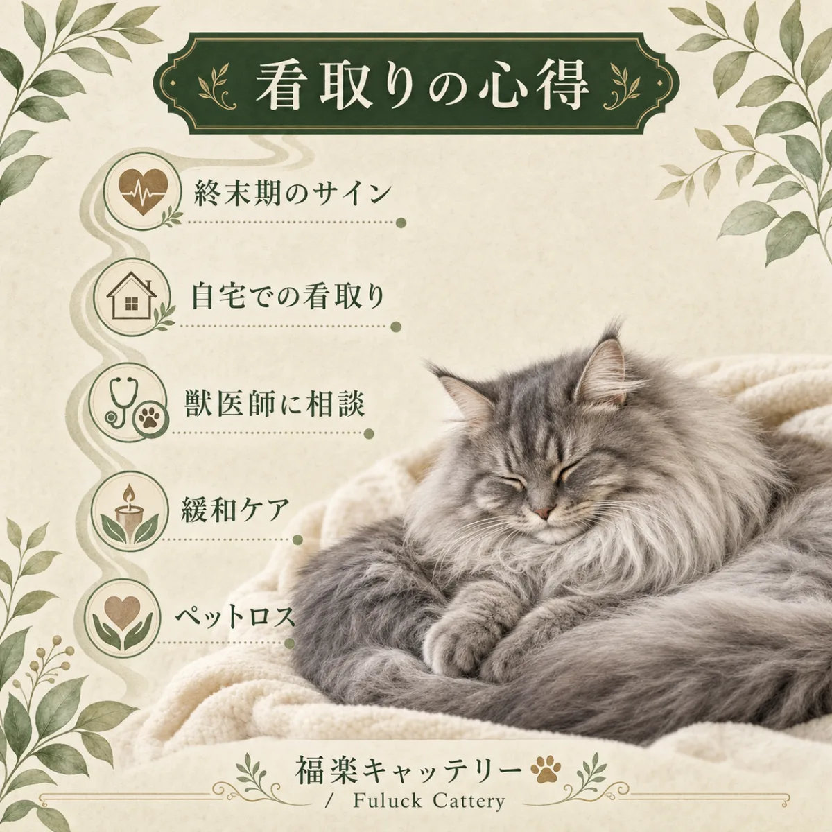 猫の看取りと最期の時間の過ごし方・ペットロスへの向き合い方ガイド