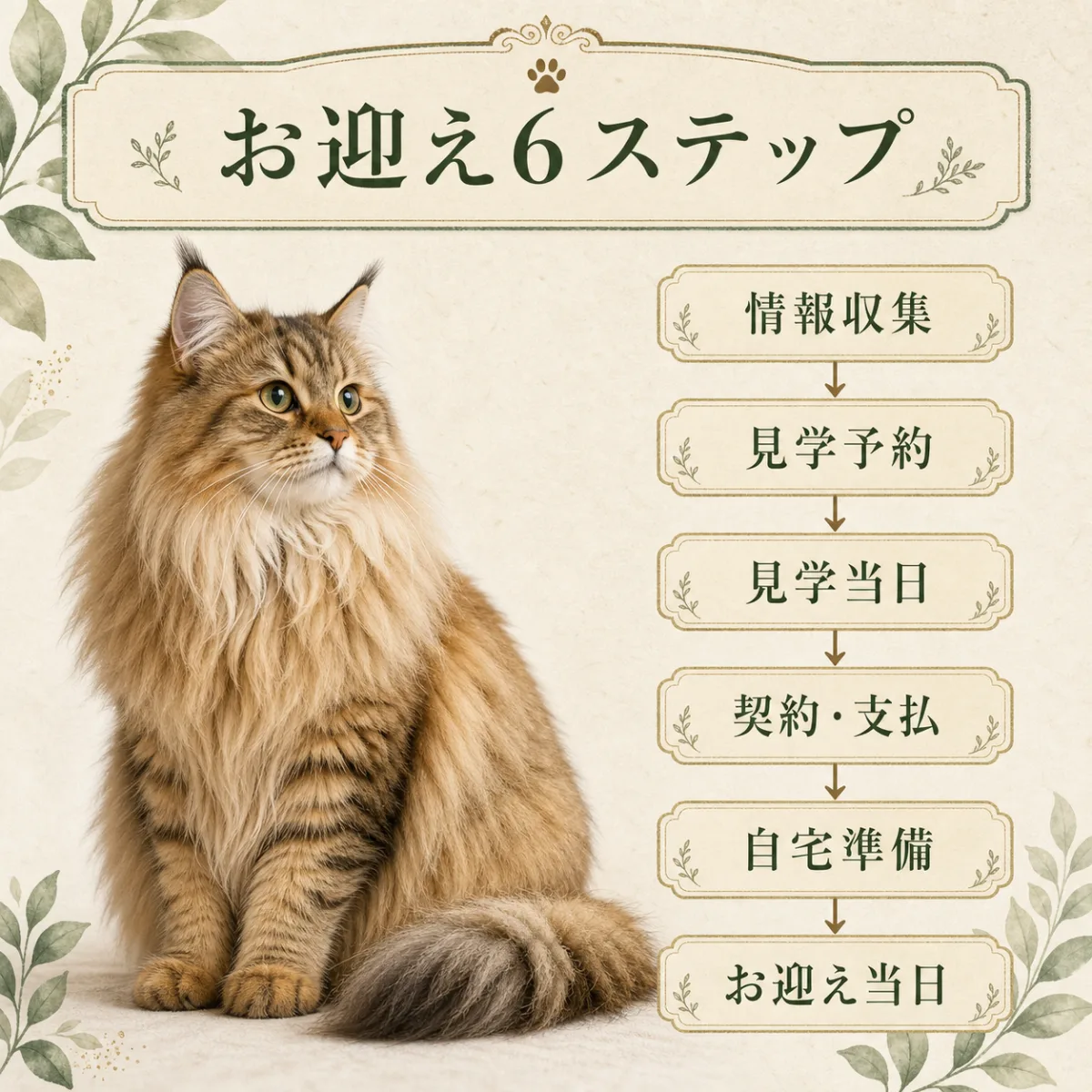 大阪でサイベリアンをブリーダーから迎える6ステップ｜福楽キャッテリー