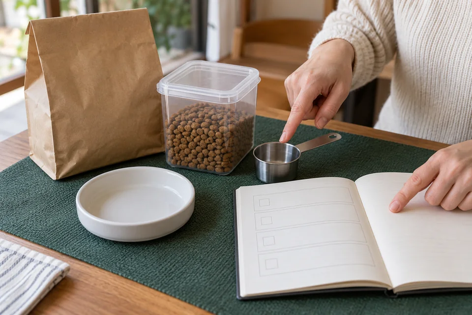 Recording the food type and eating habits (AI illustration)
